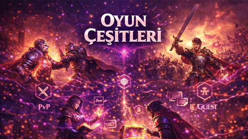 Vurdum oyun çeşitleri detayları